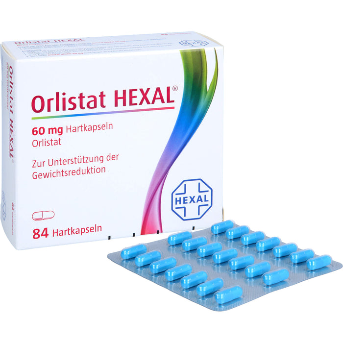 Orlistat HEXAL 60 mg Hartkapseln, 84 pcs. Capsules