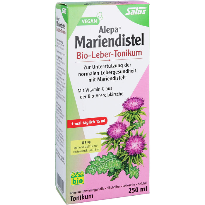 Salus Alepa Mariendistel Bio-Leber-Tonikum, 250 ml Solution