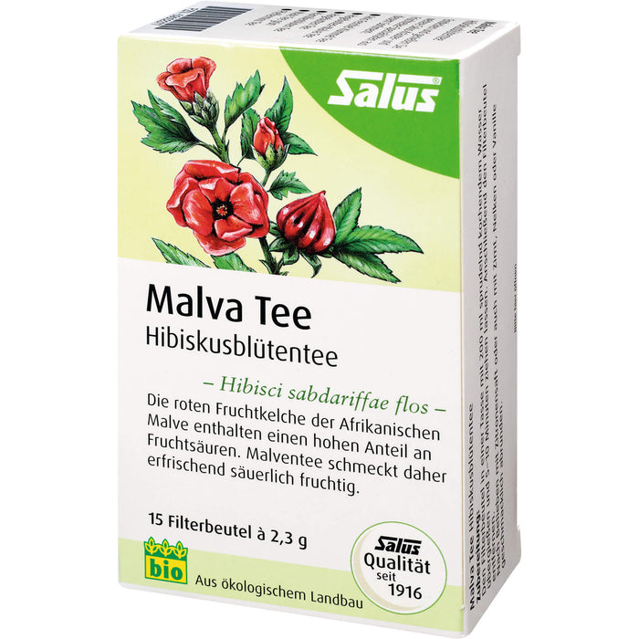 Salus Malva Tee Hibiskusblütentee, 15 pcs. Filter bag