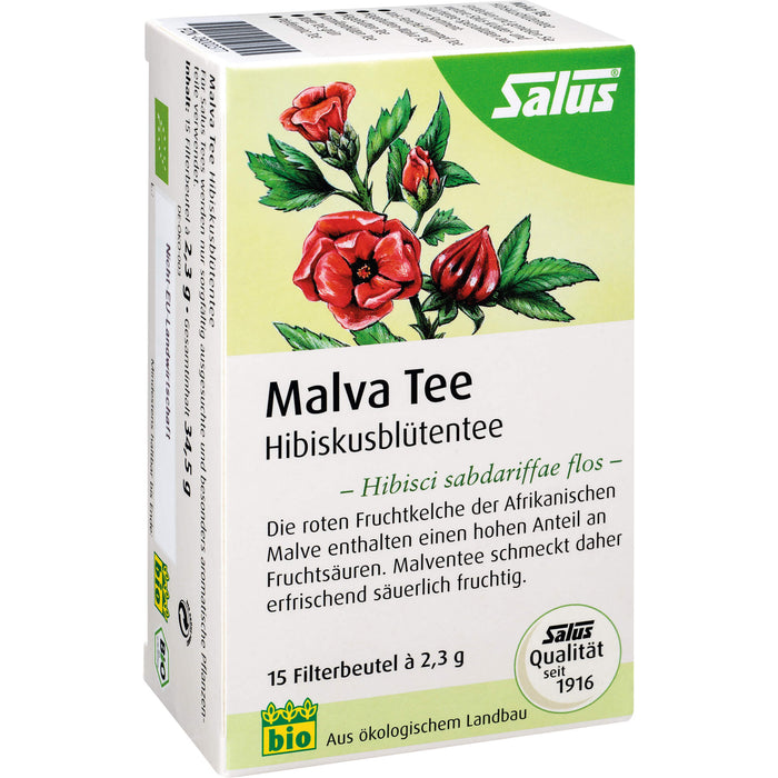 Salus Malva Tee Hibiskusblütentee, 15 pcs. Filter bag