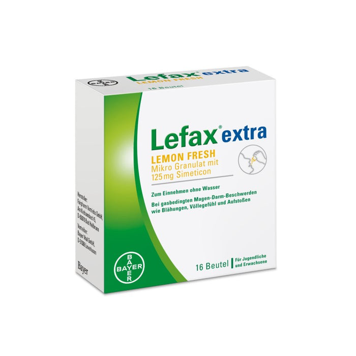 Lefax extra Lemon Fresh, 16 pcs. Sachets