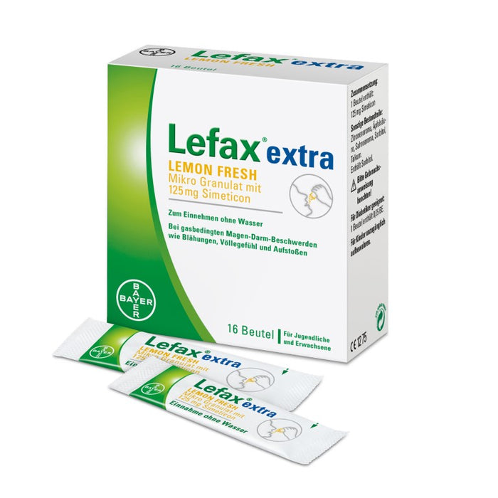 Lefax extra Lemon Fresh, 16 pcs. Sachets