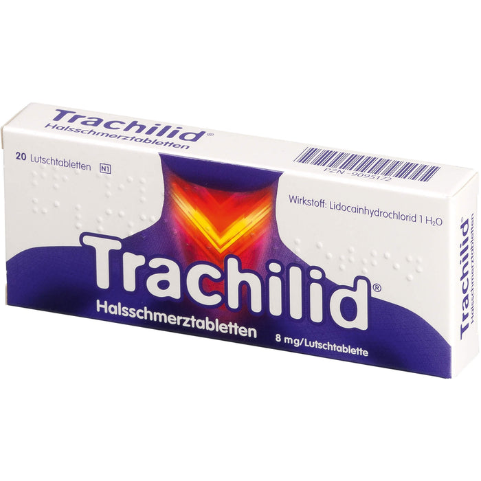 Trachilid Halsschmerztabletten, 8 mg/Lutschtablette, 20 St. Tabletten