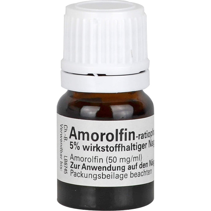 Amorolfin-ratiopharm 5% wirkstoffhaltiger Nagellack, 5 ml Nail varnish containing active ingredients