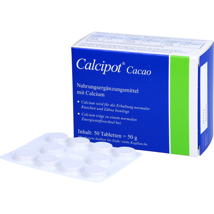 Calcipot Kautabletten, 50 pc Tablettes