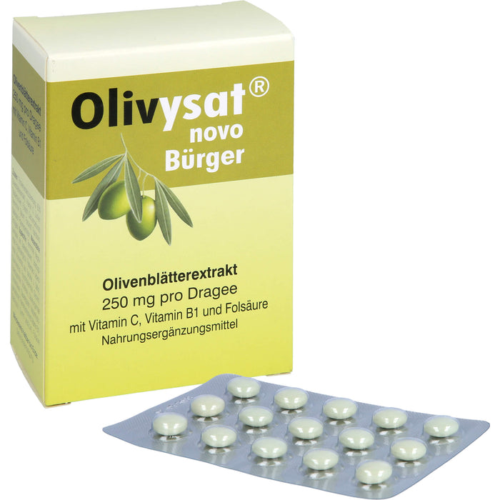 Olivysat novo Bürger Olivenblätterextrakt 250 mg Dragees, 90 pcs. Tablets