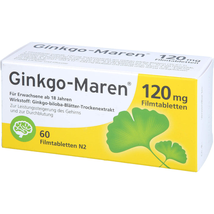 Ginkgo-Maren 120 mg Filmtabletten, 60 St FTA