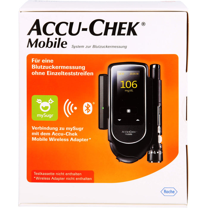 ACCU-CHEK Mobile Set mg/dl III für eine Blutzuckermessung ohne Einzelteststreifen, 1 St. Gerät