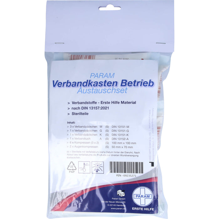 PARAM Verbandkasten-Austauschset Betrieb 13157, 1 pc Ensemble