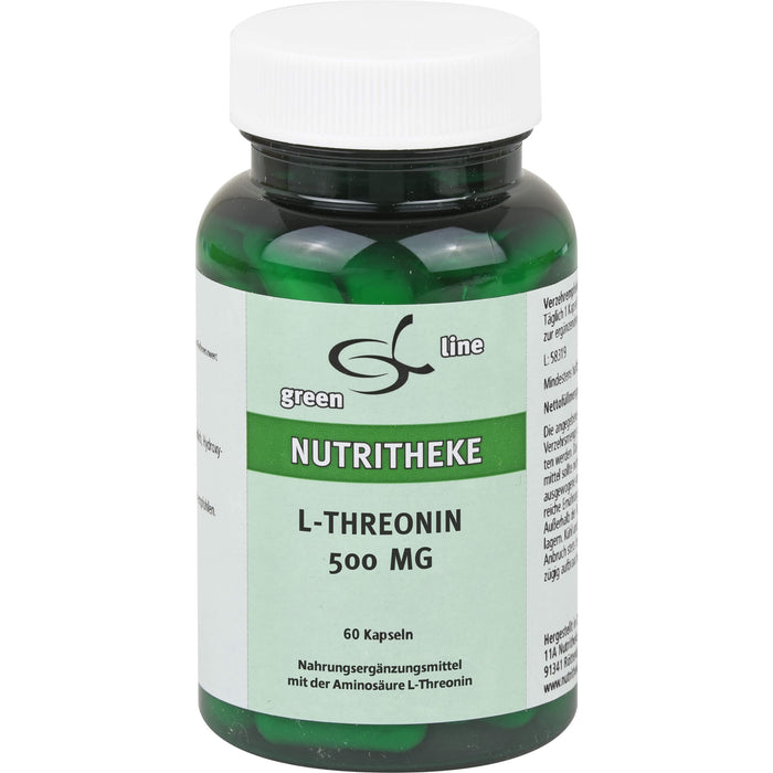 green line L-Threonin 500 mg Kapseln, 60 St. Kapseln