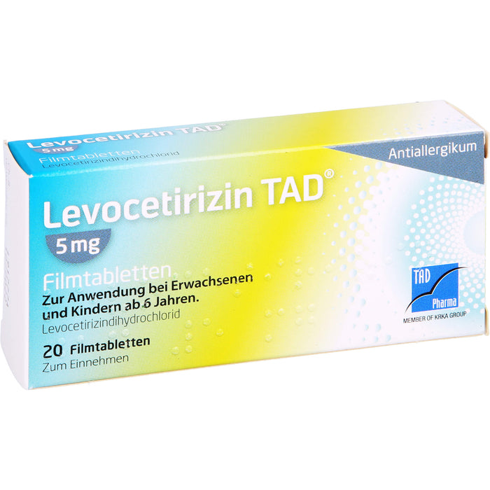 Levocetirizin TAD 5 mg Filmtabletten, 20 St. Tabletten