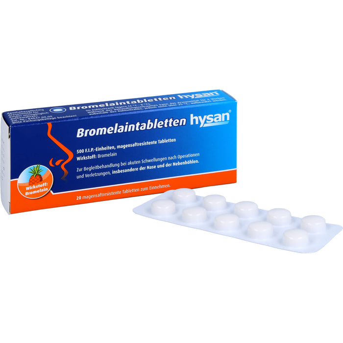 Bromelaintabletten hysan, 20 pc Tablettes