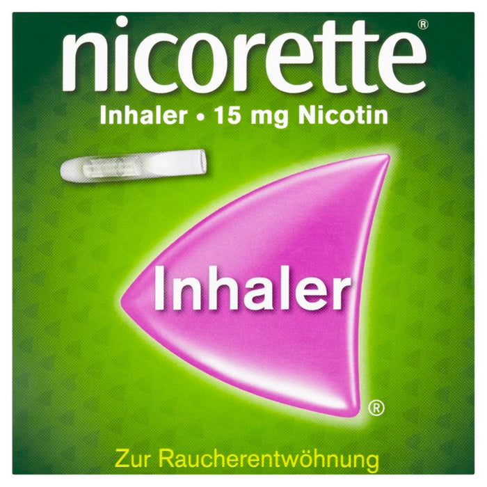 nicorette Inhaler 15 mg Nicotin zur Raucherentwöhnung Patronen, 20 St. Ampullen