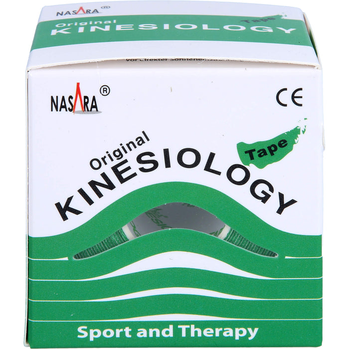 NASARA Kinesiologie Tape Grün 5cmx5m, 1 St PFL