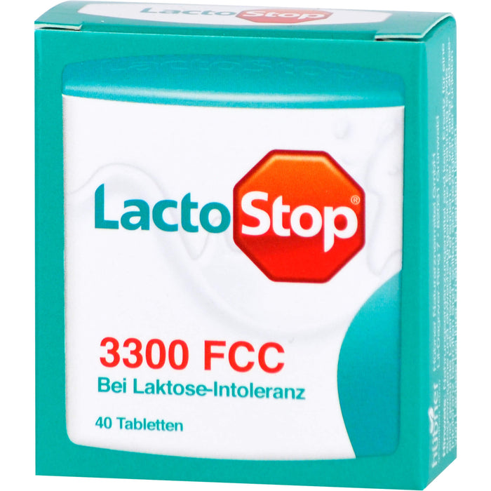 LactoStop 3300 FCC bei Lactose-Intoleranz Tabletten, 40 pc Tablettes