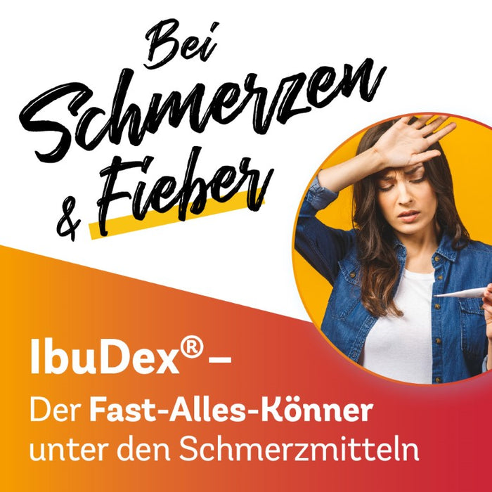 IbuDex 400 mg Filmtabletten bei Schmerzen und Fieber, 10 pc Tablettes