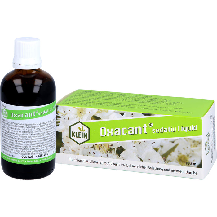 Oxacant sedativ Liquid bei nervösen Herzbeschwerden, 100 ml Solution