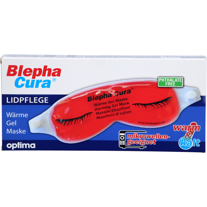 BlephaCura Wärme & Kälte Gel-Maske für die Lidpflege, 1 St. Masken