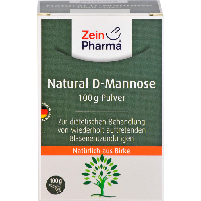 ZeinPharma Natural D-Mannose Pulver, 100 g Pulver