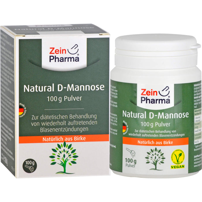 ZeinPharma Natural D-Mannose Pulver, 100 g Pulver