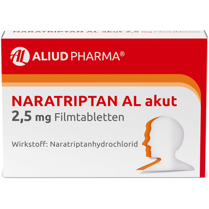 Naratriptan AL akut 2,5 mg Filmtabletten, 2 St. Tabletten