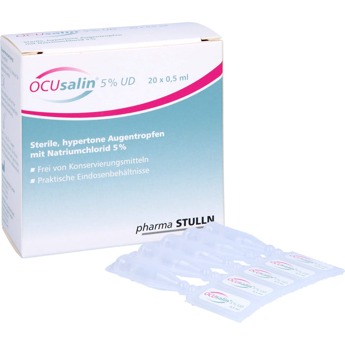 OCUsalin 5% UD, 20X0.5 ml ATR