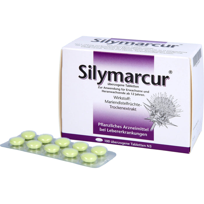 Silymarcur Tabletten bei Lebererkrankungen, 100 pc Tablettes