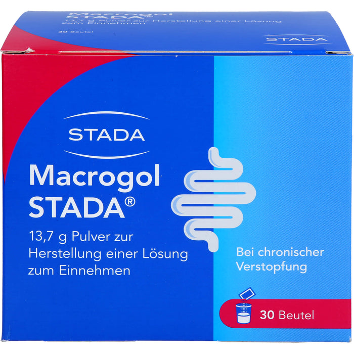 Macrogol STADA Pulver bei Verstopfungen, 30 pc Sachets