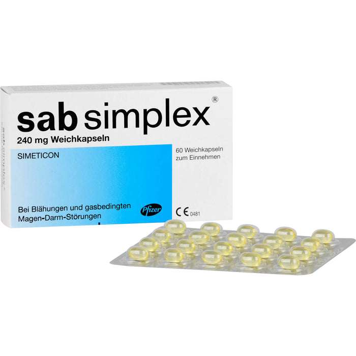 sab simplex 240 mg Weichkapseln, 60 pc Capsules