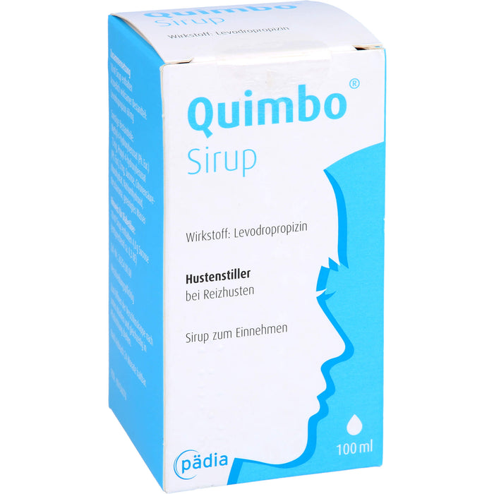 Quimbo Sirup Hustenstiller bei Reizhusten, 100 ml Solution