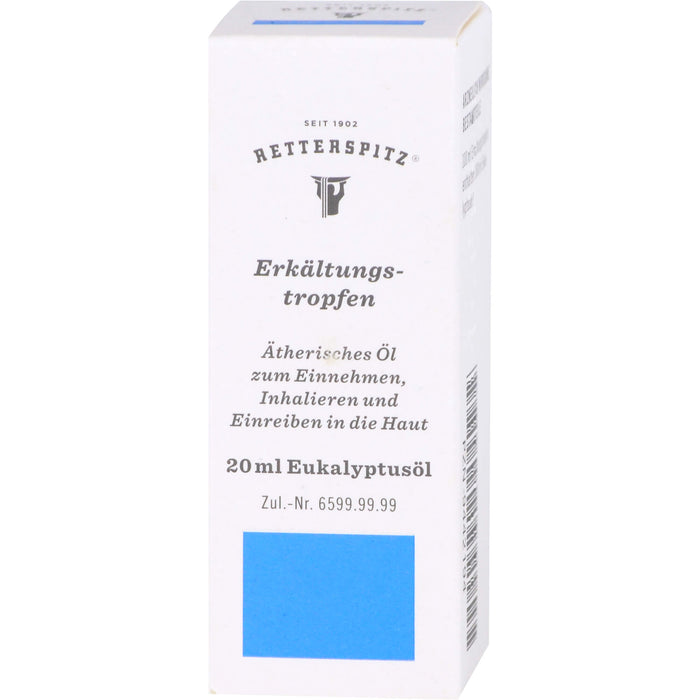 Retterspitz Erkältungstropfen, 20 ml Huile éthérique