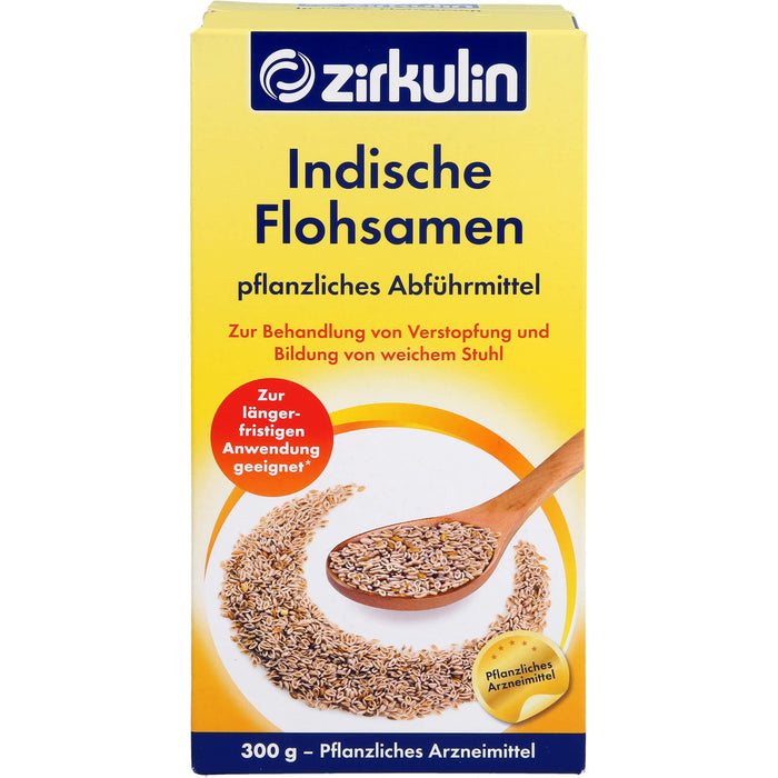 zirkulin Indische Flohsamen zur Behandlung von Verstopfung, 300 g Powder