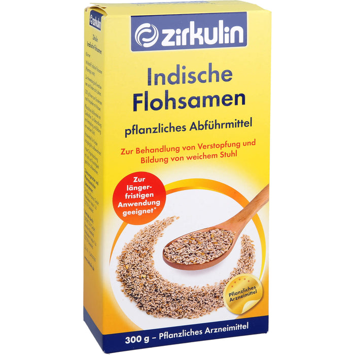 zirkulin Indische Flohsamen zur Behandlung von Verstopfung, 300 g Powder