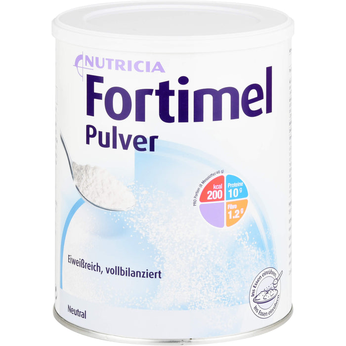 NUTRICIA Fortimel vollbilanzierte Aufbaunahrung in Pulverform, 670 g Poudre