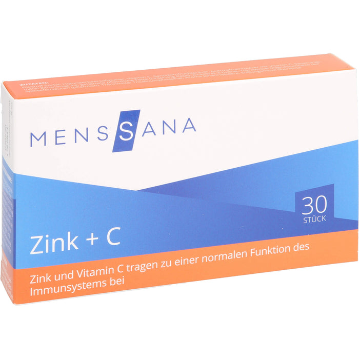 Zink + C MensSana, 30 pc Tablettes