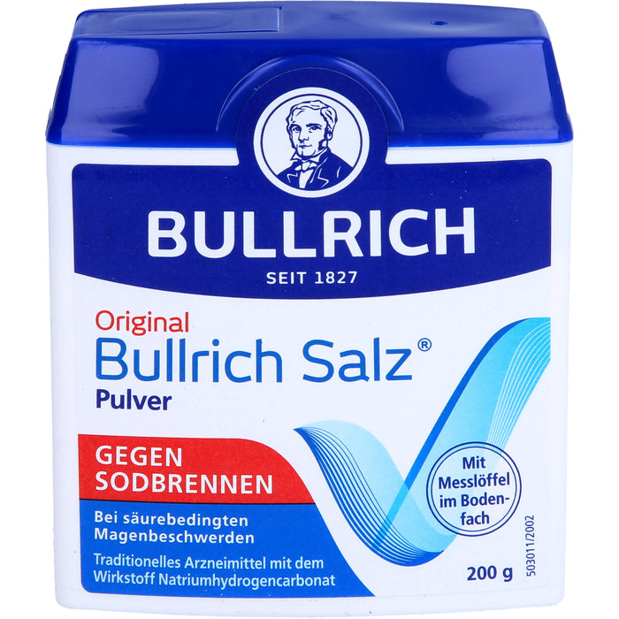 BULLRICH Original Bullrich Salz Pulver gegen Sodbrennen, 200 g Powder