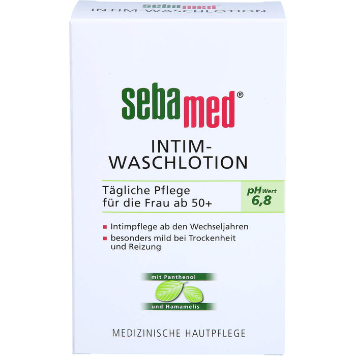 sebamed Intim-Waschlotion tägliche Pflege für die Frau ab 50+, 200 ml Flüssigseife