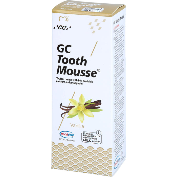 GC Tooth Mousse Vanille, 40 g Crème