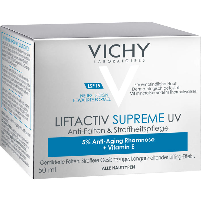 VICHY Liftactiv Supreme UV Anti-Falten und Straffheitspflege, 50 ml Crème