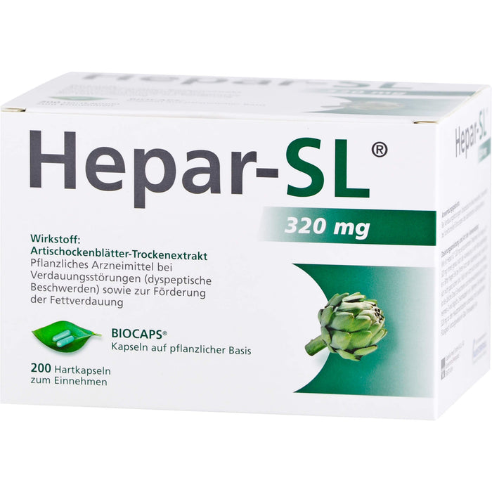 Hepar-SL 320 mg Kapseln, 200 pc Capsules