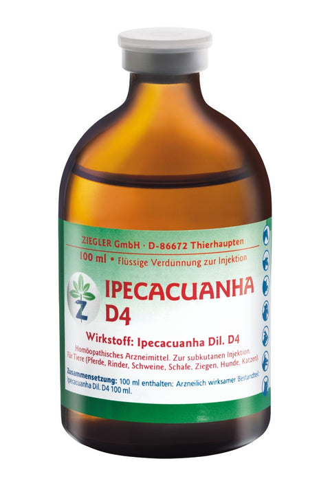 ZIEGLER Ipecacuanha D 4 Dilution, 100 ml Solution