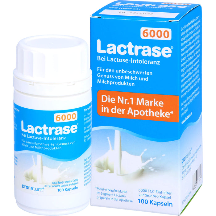 Lactrase 6000, 100 pcs. Capsules