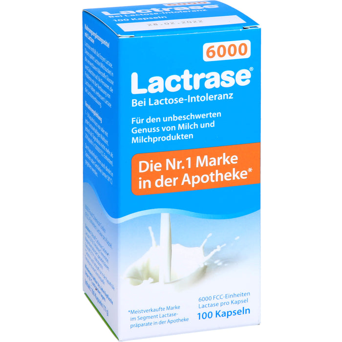 Lactrase 6000, 100 pcs. Capsules