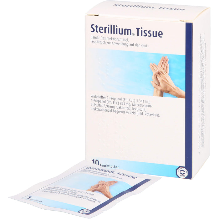 Sterillium Tissue, 10 St TUE