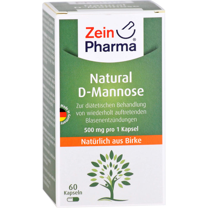 ZeinPharma Natural D-Mannose Kapseln, 60 pcs. Capsules