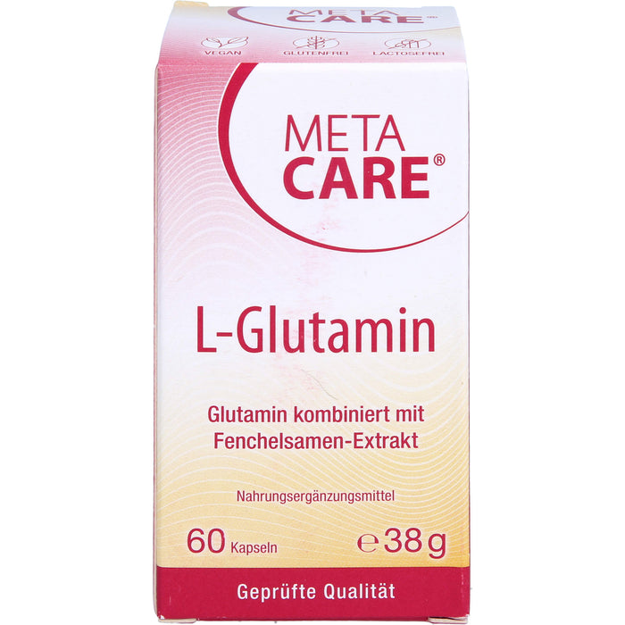 metacare L-Glutamin Kapseln, 60 St. Kapseln