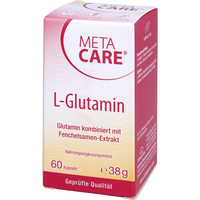 metacare L-Glutamin Kapseln, 60 pc Capsules