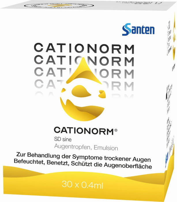 Cationorm-Augentropfen – der Rundumschutz bei trockenen und/oder tränenden Augen, 30 pc Pipettes à dose unique