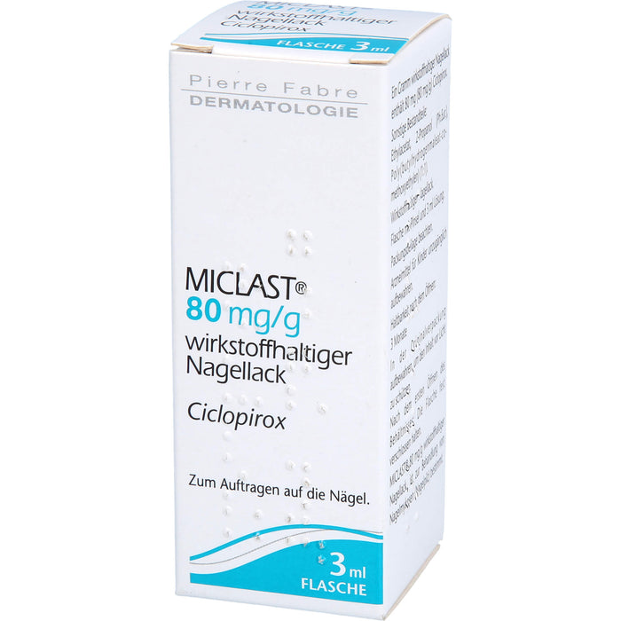 MICLAST Nagellack bei Nagelpilz, 3 ml Solution