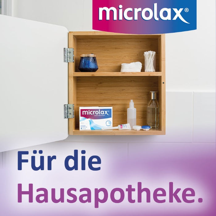 microlax Miniklistier Rektallösung Original Johnson&Johnson, 4 pc Lavements